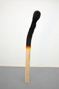 2011 Matchstickmen ca. 155-158 cm, wood,PU acrylic,gouache paint - Wolfgang Stiller