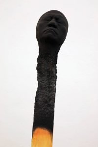 2011 Matchstickmen ca. 155-158 cm, wood,PU acrylic,gouache paint - Wolfgang Stiller