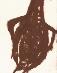 Flaschenkörper, 1988, Öl, ca 16 x 12 cm