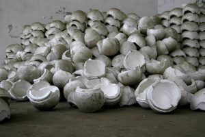 skulls , 2007 material: Styropor ca. 1000 cm x 800 cm x 250 cm - Wolfgang Stiller