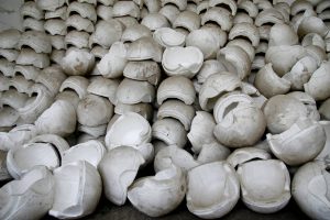 skulls , 2007 material: Styropor ca. 1000 cm x 800 cm x 250 cm - Wolfgang Stiller