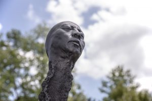 Bronze installation Matchstickmen  Changwon sculpture biennale Korea 2018- Wolfgang Stiller
